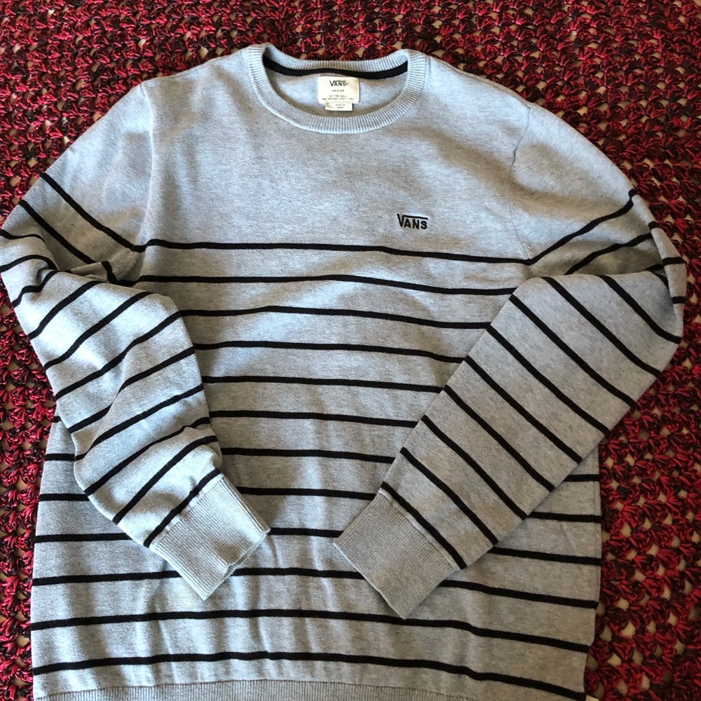 Vans grey sweater in size Medium